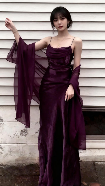 Robe de bal longue et sexy à bretelles spaghetti, vert foncé, robe de soirée fendue, robe de remise de diplôme, RB1202
