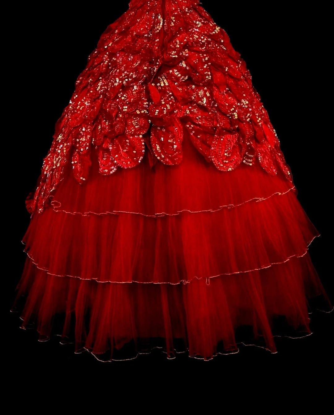 Mignonne robe de bal bustier bordeaux avec volants superposés longues robes de soirée robes de bal N2147