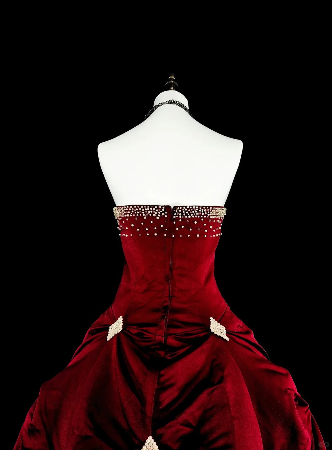 Vintage Ballkleid mit Herzausschnitt, burgunderrot, gestuft, Sweet 16 Kleider, Quinceañera Kleid, lang, Vestidos De Fiesta N1827