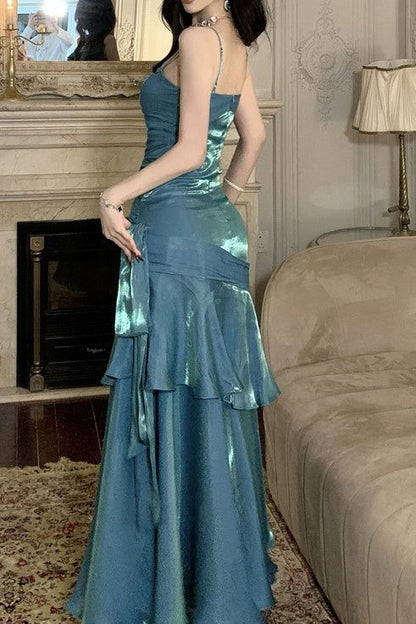 Einfaches burgunderfarbenes Meerjungfrauen-Abendkleid mit Herzausschnitt, burgunderfarbenes Partykleid AB954