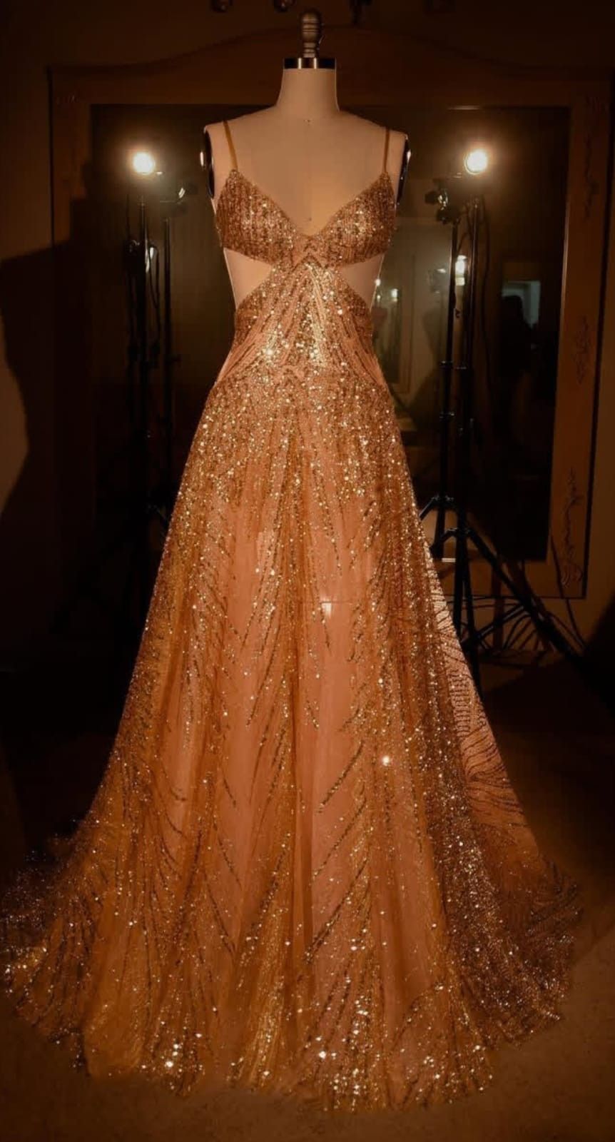 Robe de soirée à paillettes, bretelles spaghetti, paillettes dorées, sans manches, formelle, pour femmes, filles, adolescentes, robes de bal de promo N2271