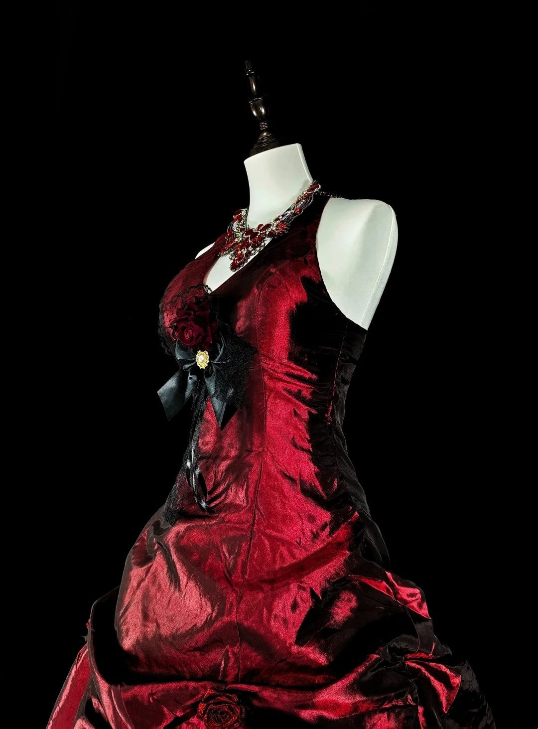 Vintage Ballkleid Neckholder Burgunder Taft Sweet 16 Kleider Quinceanera Kleid Lang 15 Vestidos De Fiesta N1828