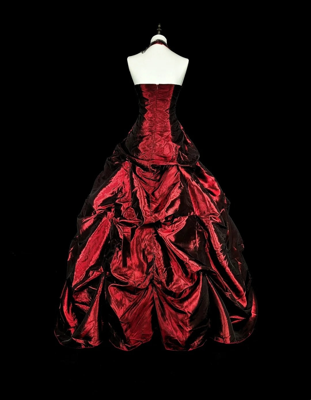 Vintage Ballkleid Neckholder Burgunder Taft Sweet 16 Kleider Quinceanera Kleid Lang 15 Vestidos De Fiesta N1828