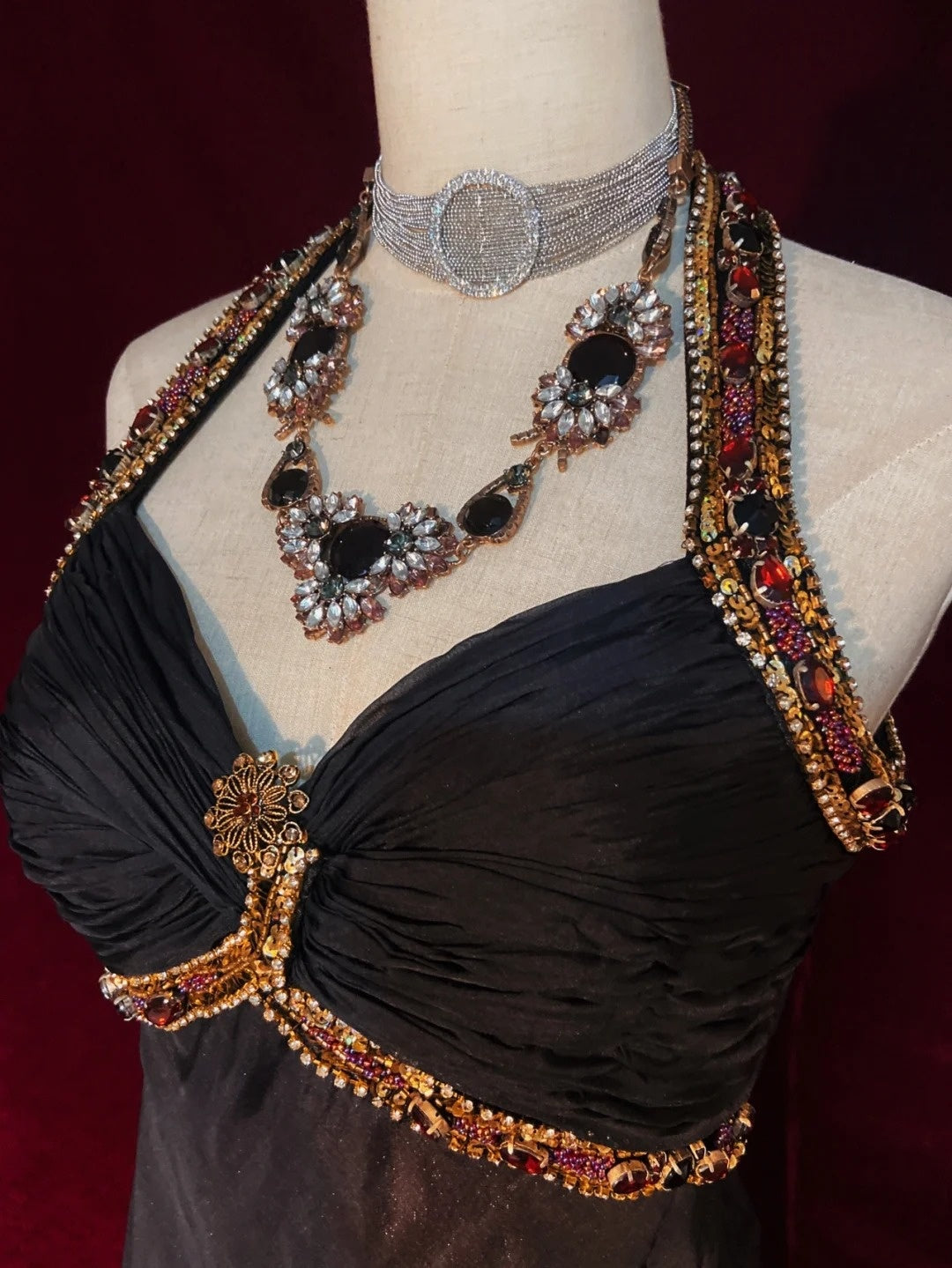 Robes de bal vintage des années 80, robe de soirée sirène à dos nu avec perles, tenues de soirée semi-formelles N3643