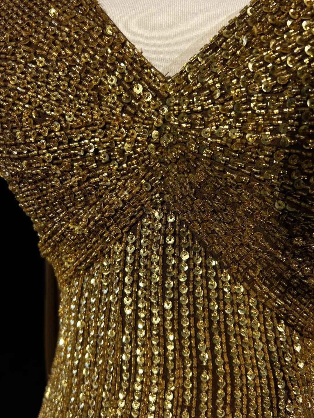 Robe de soirée sirène vintage des années 2000 à une épaule, à sequins dorés, longue robe de bal étincelante N2574