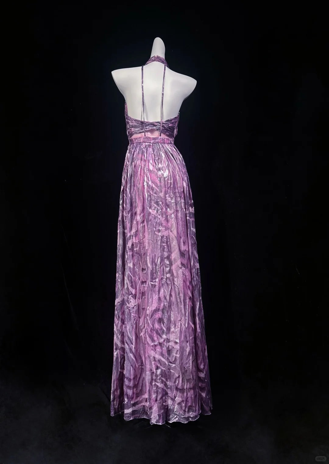 Vintage Prom Dresses 1960s A line Halter Sleeveless Pink Lace Long Evening Formal Outfits RB5143