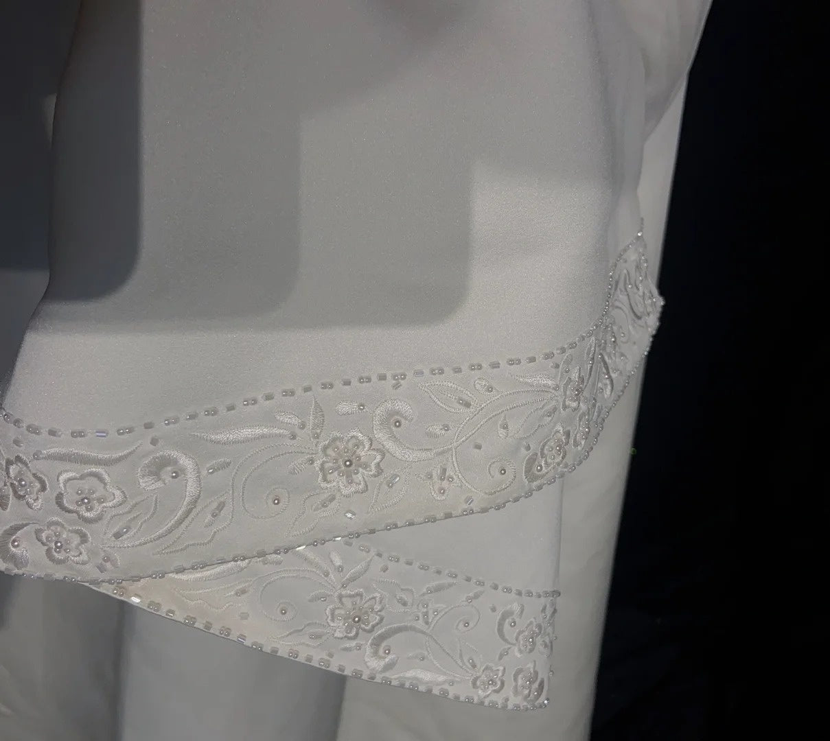 Zeitlose Hochzeitskleider Ballkleid Spaghettiträger Elfenbein mit Perlen Lang Brautkleid N3433