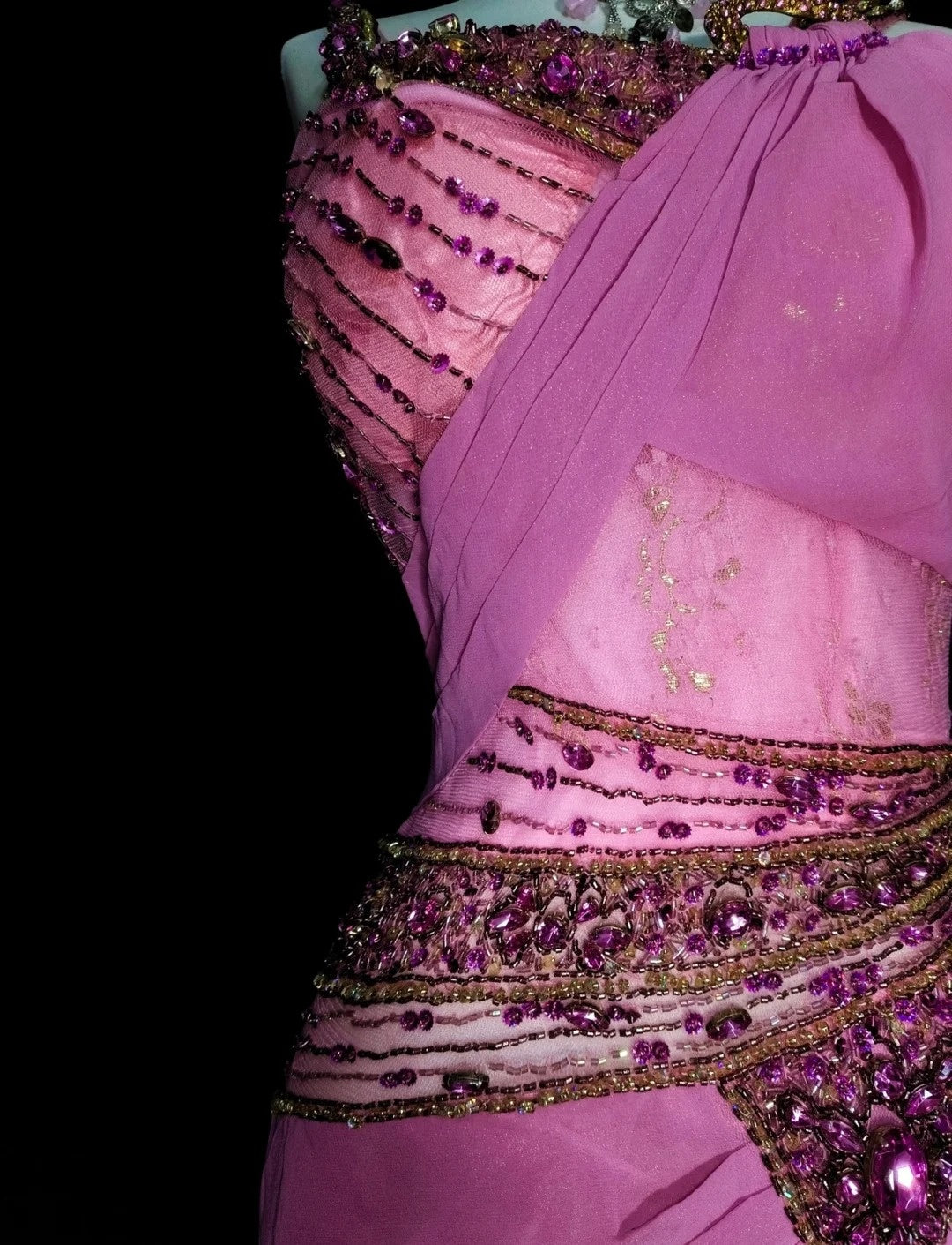 Vintage 1960s Mermaid Sweetheart With Straps Pink Satin Sleeveless Long Prom Formal Dresses N1597