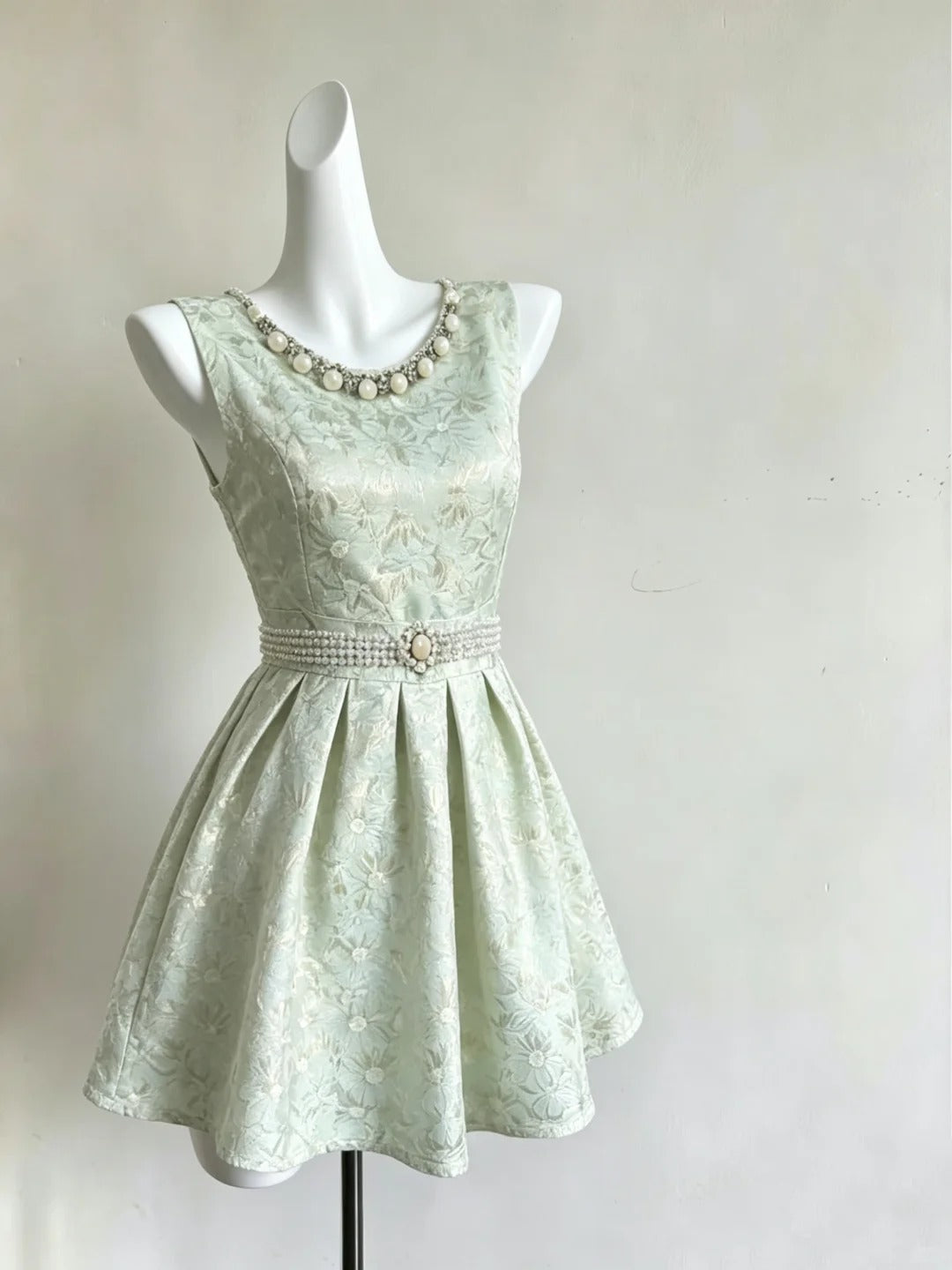 Mignonne ligne A Col rond Satin vert menthe Mini 9ème année Inspo Senior Tenues d'anniversaire Robes de bal de promo RB3285