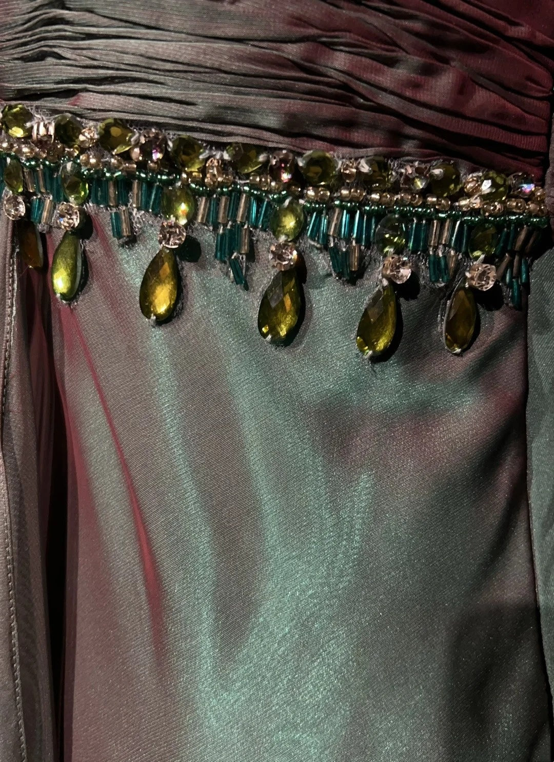 Vintage Ballkleid Ästhetik Kleider A-Linie Spaghettiträger Grün Chiffon Langes Abendkleid N3017