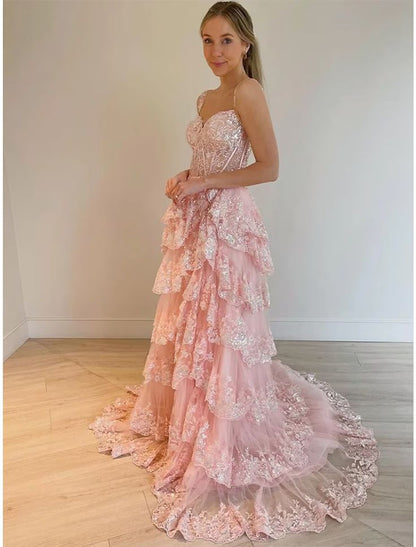 Sexy Ballkleid mit schulterfreiem Ausschnitt, Spitze und Schlitz für schwarze Mädchen, Paillettenkleid, langes formelles Abendkleid N790