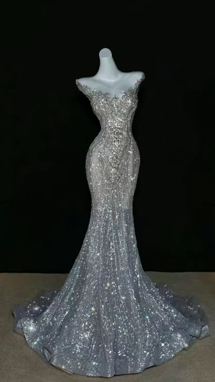 Robes de bal élégantes sirène magnifiques, robe de soirée scintillante, tapis rouge, robe de soirée longue N4042