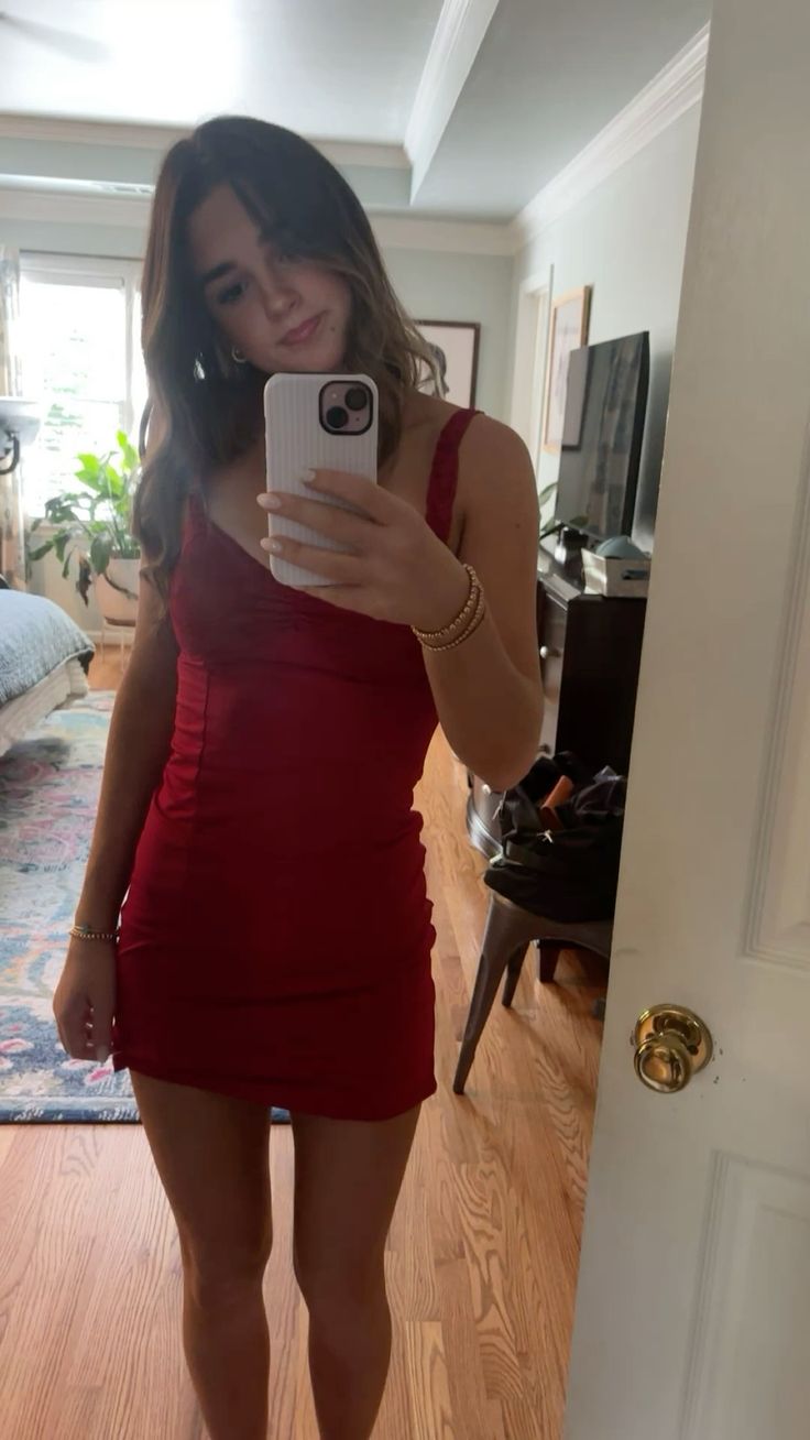 Sexy Etui-Säulen-Träger Rot Enges Bodycon Kurzes Inspo Hoco Kleid Homecoming Kleider RB4194