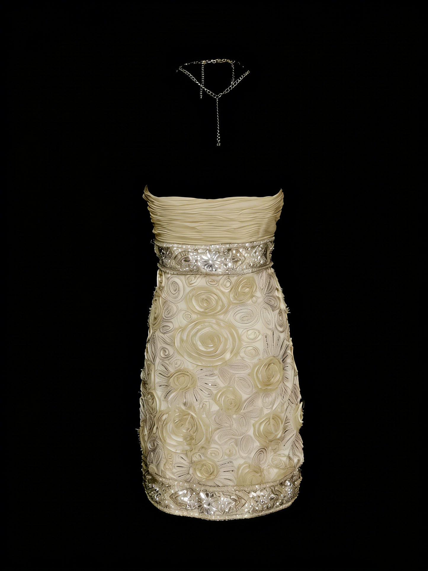 Robe de bal rétro fourreau bustier champagne, courte, idéale pour un 18e anniversaire ou une soirée de retrouvailles (N1317)