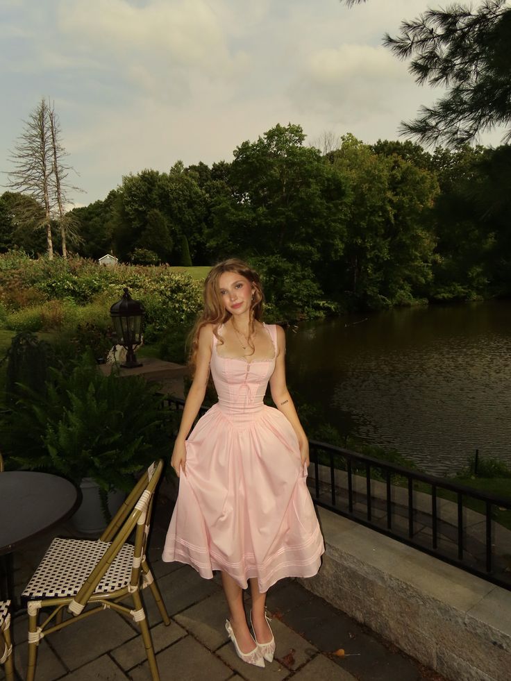 Fitted A line Square Neck Pink Satin Sleeveless Ankle Length Prom Dresses AB621