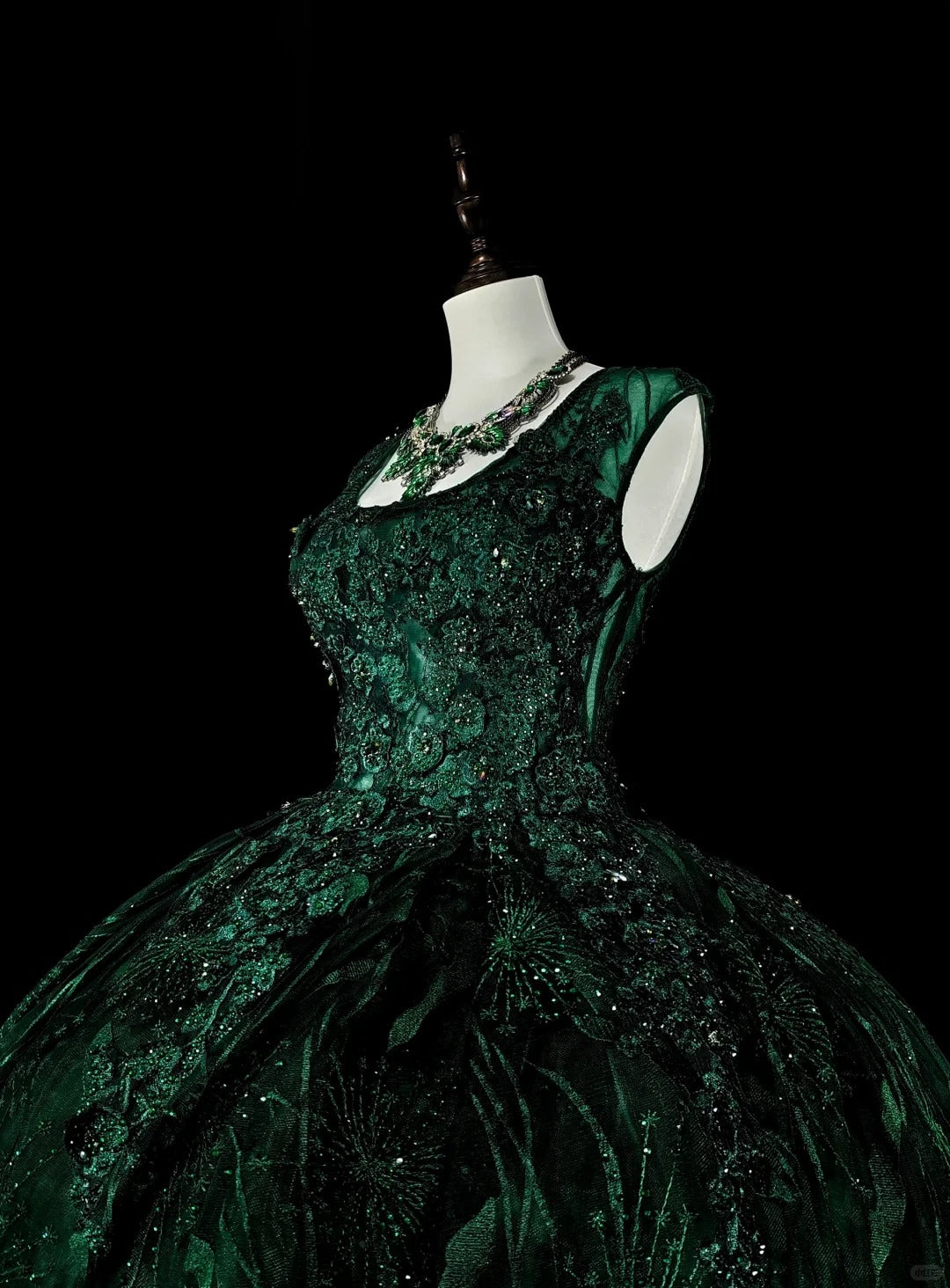 Bescheidenes Ballkleid mit quadratischem Ausschnitt, dunkelgrüne lange Ballkleider für Damen, formelles Abendkleid N2368