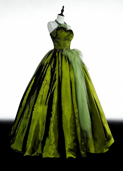 Vintage Ballkleid mit Herzausschnitt, olivgrüner Tüll, Sweet 16 Kleider, Quinceanera Kleid, lang, Vestidos De Fiesta N1464