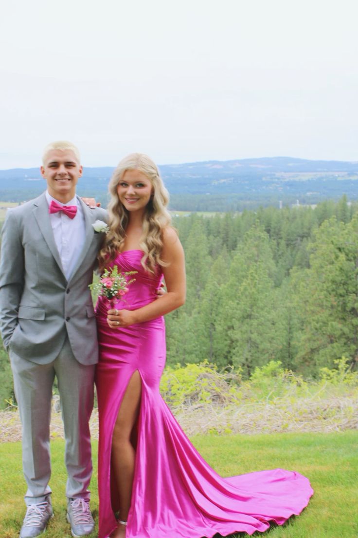 Modest Mermaid Spaghetti Straps Pink Satin Slit Prom Dresses Inspo For Teens Formal Dress Party Outfits Prom Gowns AB062