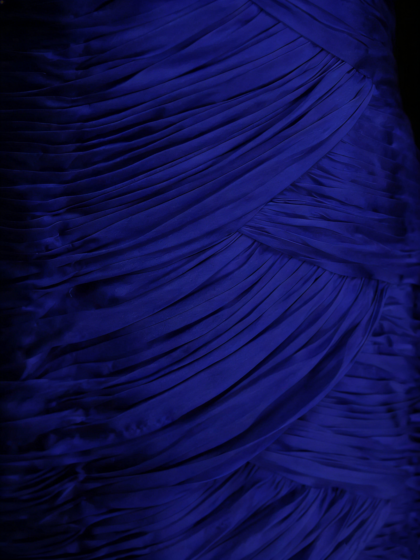 Vintage Mermaid One Shoulder Royal Blue With Tiered Layers College Formal Outfit Long Prom Graduation Dresses For Teens N1315