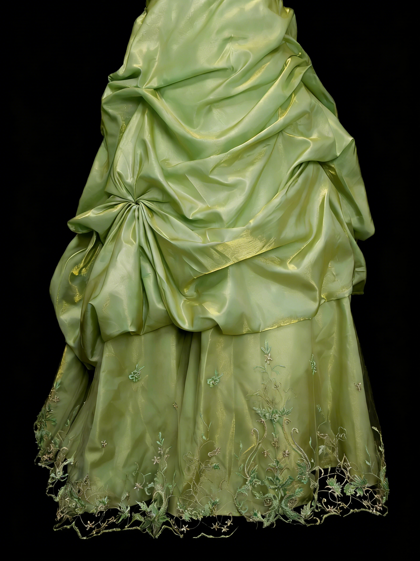 Vintage Night Aesthetic Ball Gown Strapless Sage Green 90s 80s College Formal Outfit Long Prom Graduation Dresses For Teens N1159