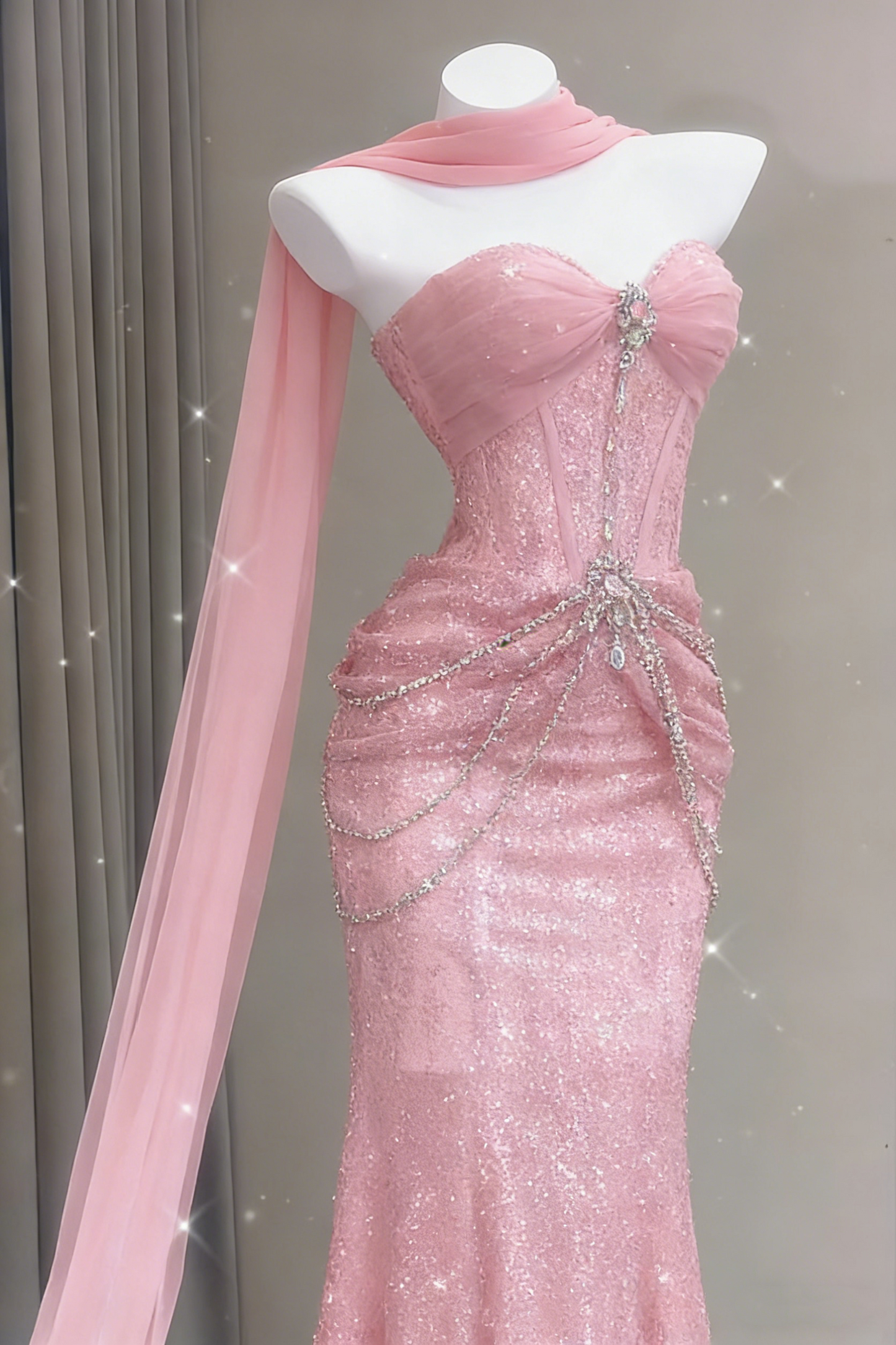Robe de bal sirène bleue, décolleté cœur, tulle, longue robe de soirée formelle AB1664