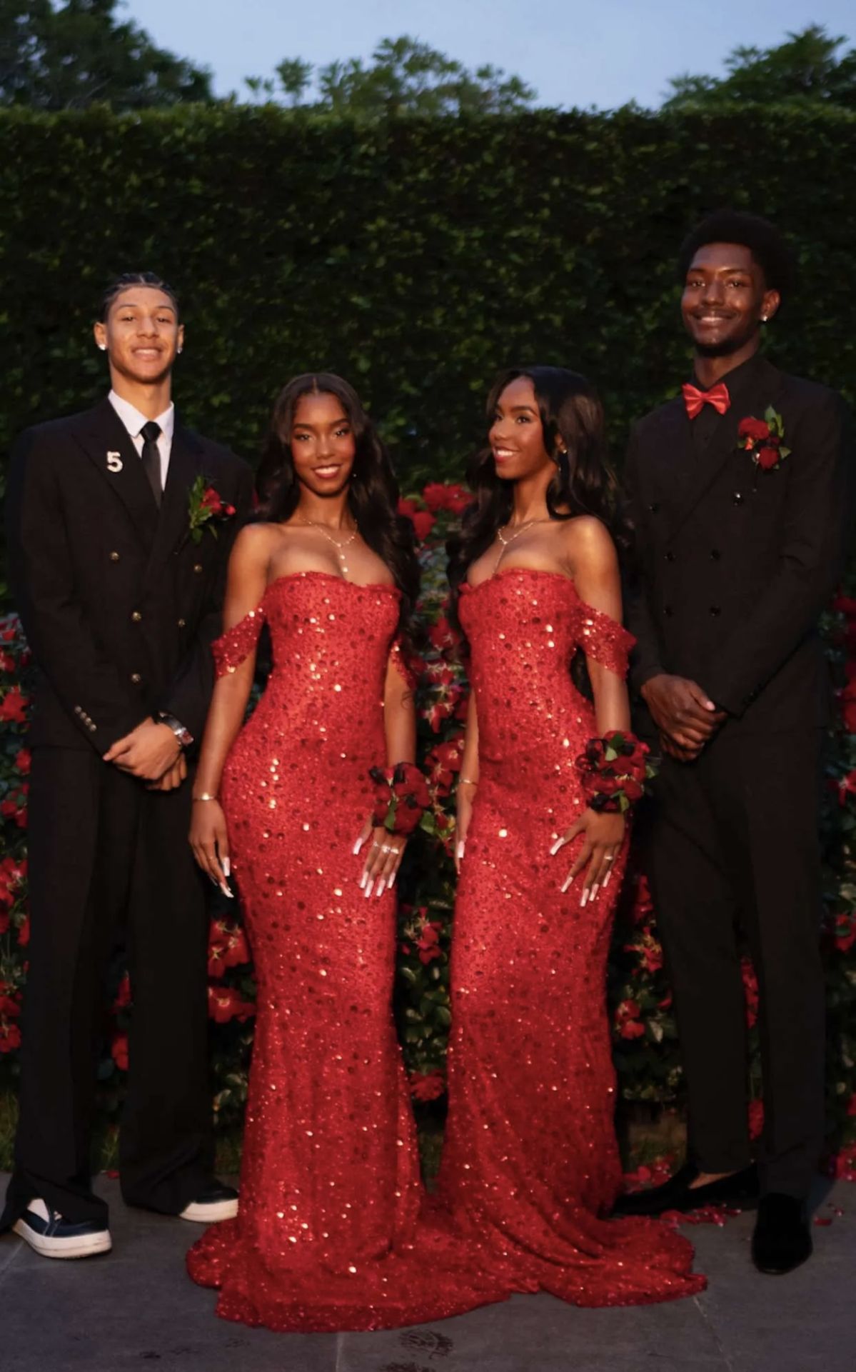 Glitter Mermaid Off The Shoulder Red Sequins Long Formal Fancy Prom Evening Dress Dinner Outfits Classy Party Gowns For Black Girls AB2086