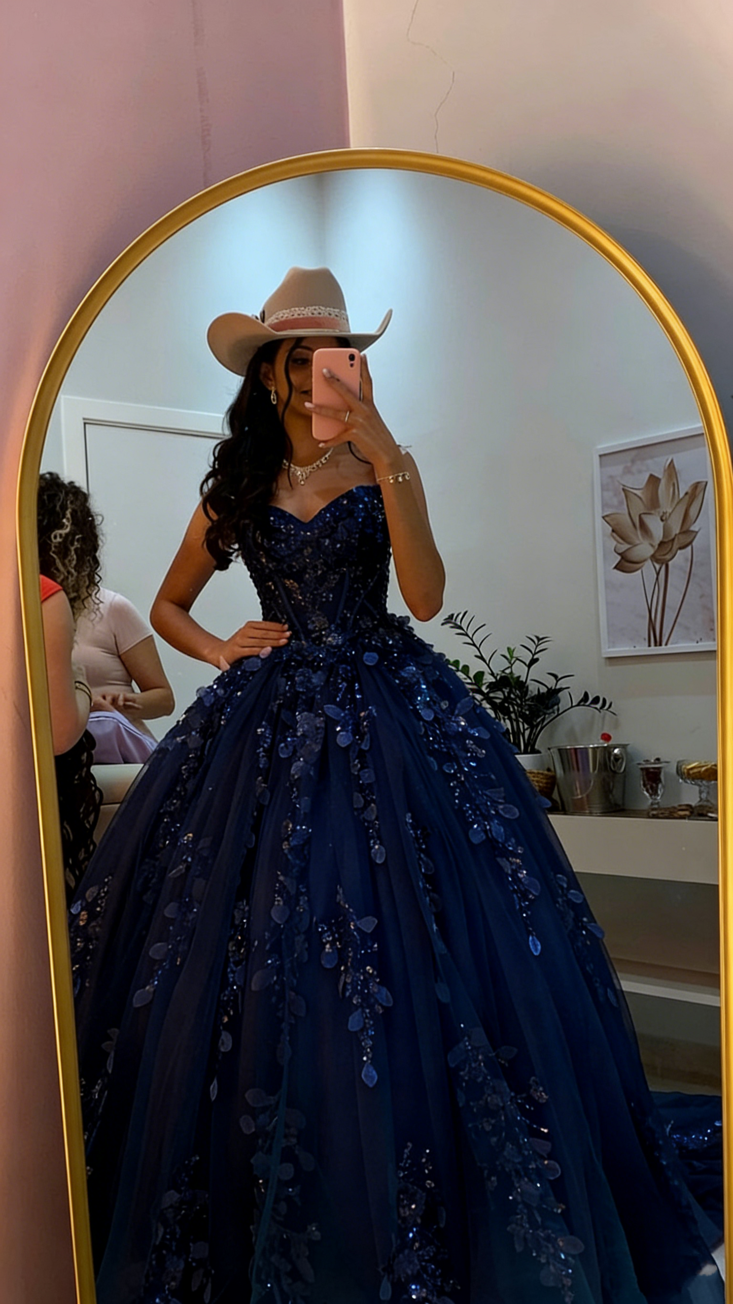 Elegantes Ballkleid mit Herzausschnitt, lila Tüllapplikationen, Abschlussballkleid, Partykleid, langes Abendkleid AB2151