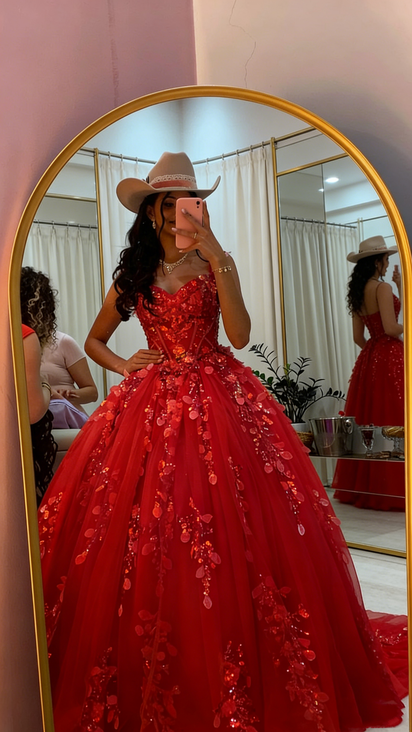 Elegantes Ballkleid mit Herzausschnitt, lila Tüllapplikationen, Abschlussballkleid, Partykleid, langes Abendkleid AB2151