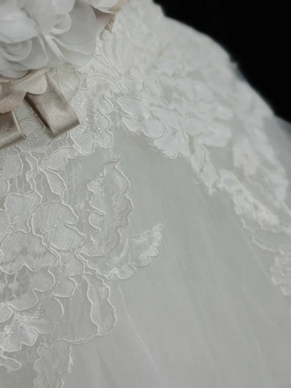 Vintage Style Ball Gown One Shoulder White Tulle 1950s Brides Gown Bridal Dress Long Wedding Dresses RB5814