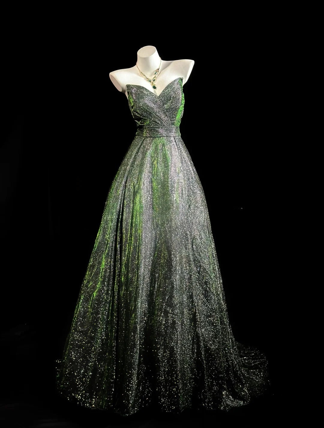 Sophisticated Prom Dresses Ball Gown Sweetheart Sequin Long Evening Dress Formal Outfits RB5820