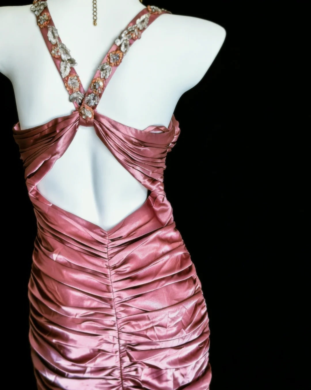 Vintage Etuikleid mit Trägern, plissiert, rosa, kurzes Kleid für den 16. Geburtstag, Homecoming-Kleid, Cocktailkleid AS007