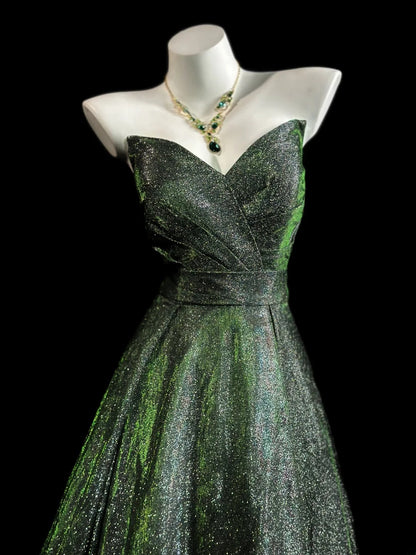 Sophisticated Prom Dresses Ball Gown Sweetheart Sequin Long Evening Dress Formal Outfits RB5820