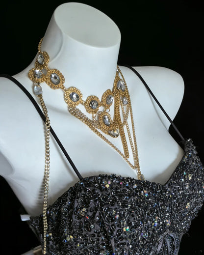 Einzigartiges Meerjungfrauen-Kleid mit Spaghettiträgern, grauer Spitze im 90er-Jahre-Stil mit Perlen, langes Partykleid, Ballkleid oder Kleid zum 20. Geburtstag AS008