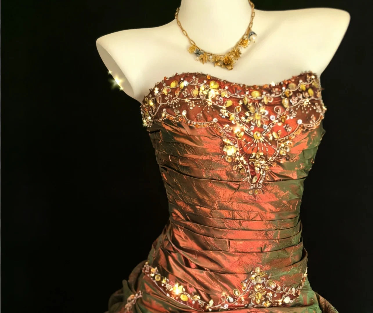 Robe de bal vintage bustier en taffetas sans manches, longue, pour quinceañera, anniversaire (15-16 ans), tenue AS014