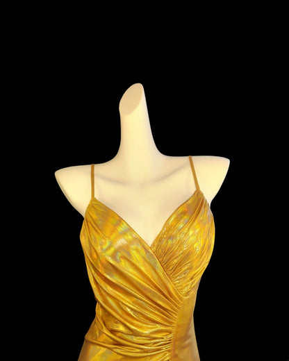 Elegantes Meerjungfrauen-Abendkleid aus orangefarbenem Satin mit Spaghettiträgern, perfekt für Highschool-Teenager, Abschlussball oder andere festliche Anlässe (AS017)