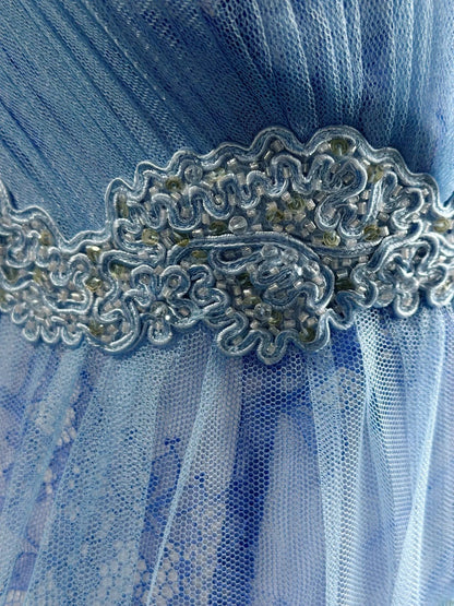 Modest Prom Dresses A Line Scoop Lavender Tulle With Lace Evening Dress Formal Outfits RB5833