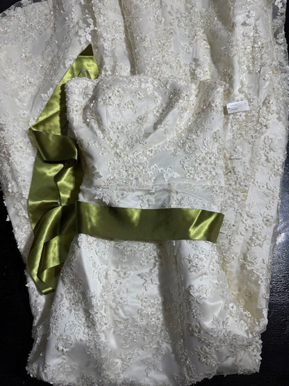 Timeless Women's Mermaid Strapless Sleeveless White Lace Long Vintage Fitted 1920s Wedding Dresses AS027
