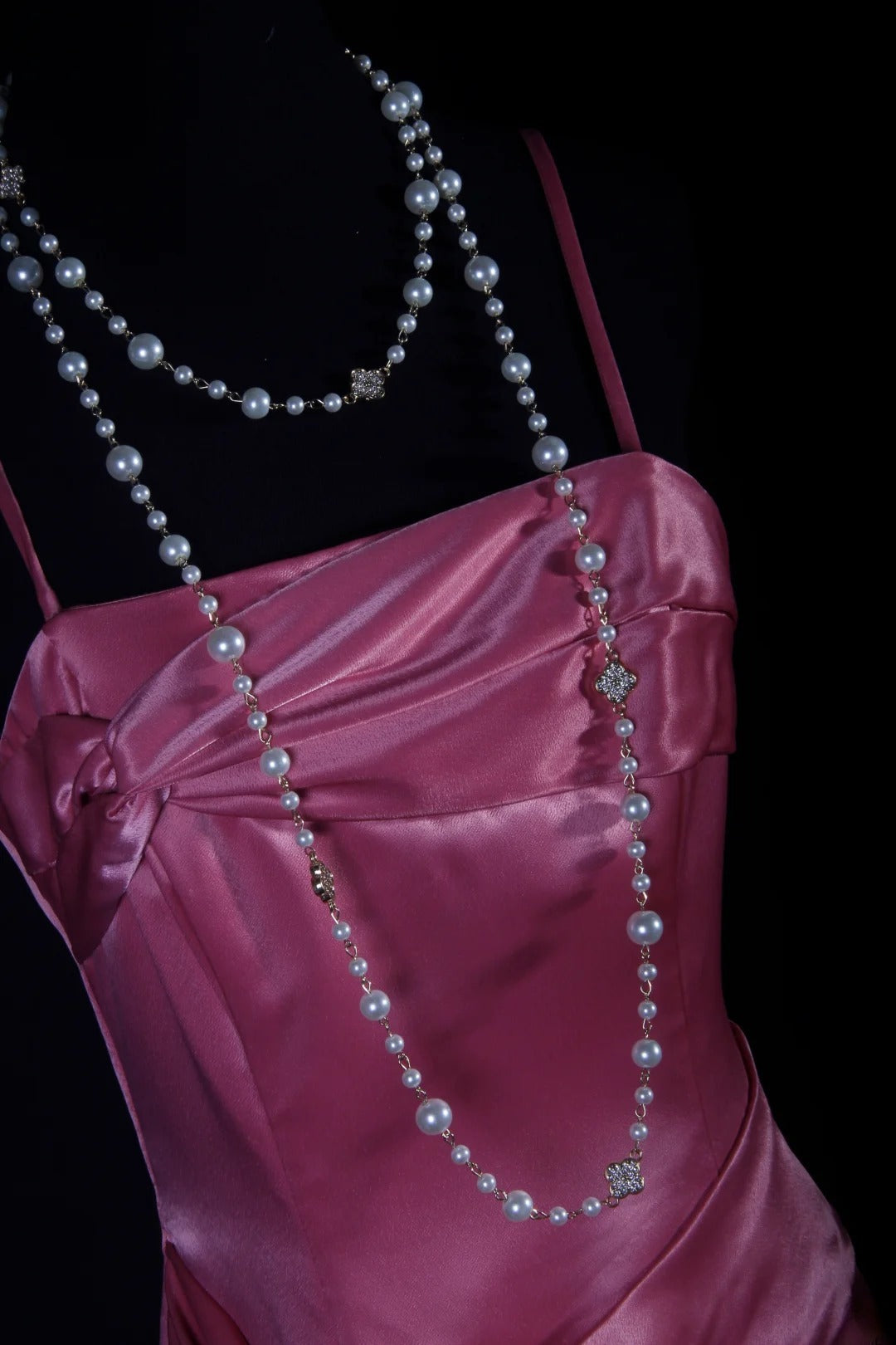 Einfaches Ballkleid für Damen, Spaghettiträger, rosa, A-Linie, lang, formell, für Tanz und Party, AS028