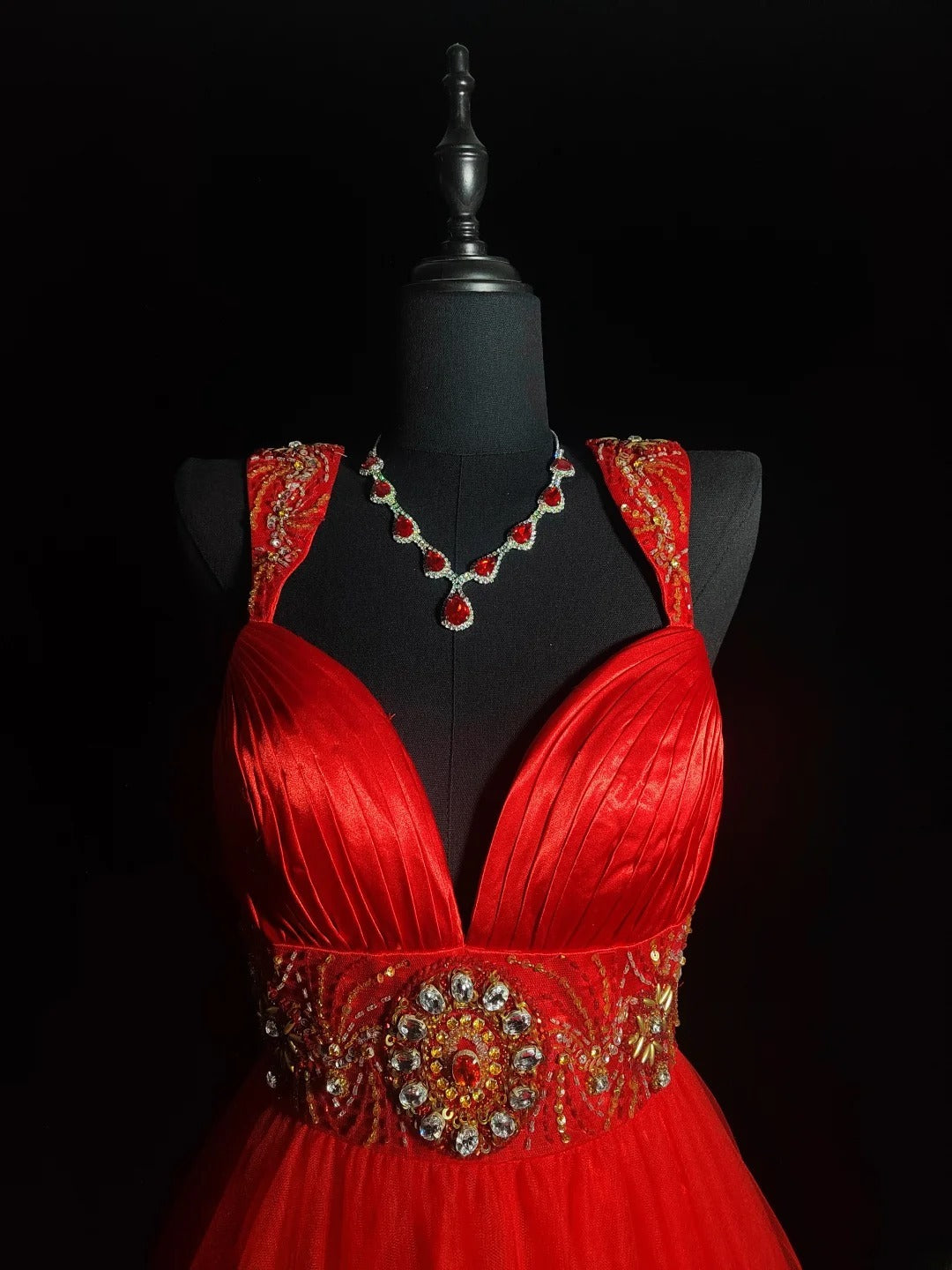 Vintage Ballkleid mit Herzausschnitt, rotes Tüllkleid, kurzes Kleid für den 16. Geburtstag, Homecoming-Kleid, Cocktailkleid AS030