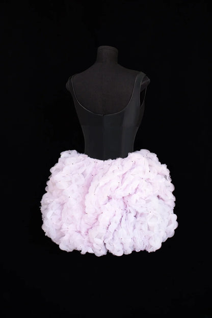 Robe de bal courte esthétique, robe de soirée lilas à fleurs, robe d'anniversaire pour les 16 ans, robes de rentrée scolaire, tenues de cocktail SA035