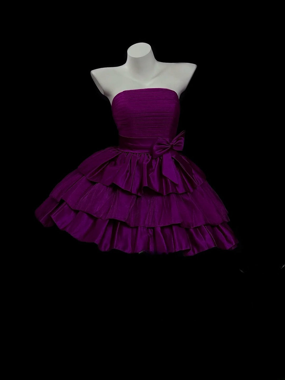 2026 Ballkleid Trägerlos Traube Mini Abschlusskleider Kurz High School Für 8. Klasse Abschlussball-Inspo Homecoming Kleid RB3374