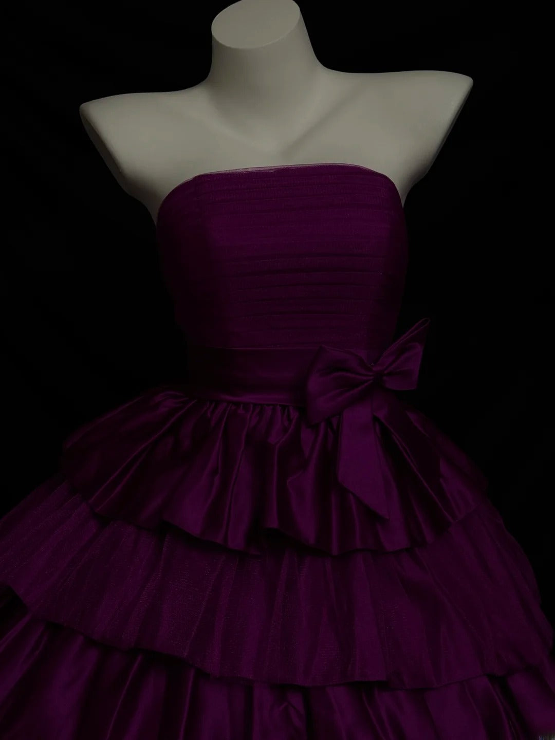 2026 Ballkleid Trägerlos Traube Mini Abschlusskleider Kurz High School Für 8. Klasse Abschlussball-Inspo Homecoming Kleid RB3374