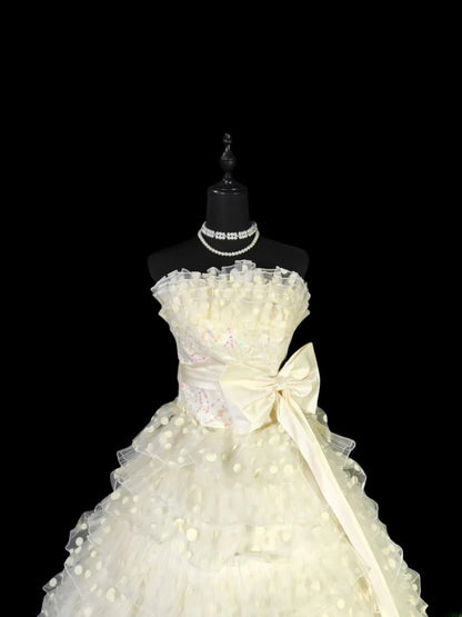 Princess Ball Gown Strapless Ivory Quinceañera Dress Moda 2000 Long 15 Quinceanera Dresses Ideas Sweet 16 Outfits RB6933
