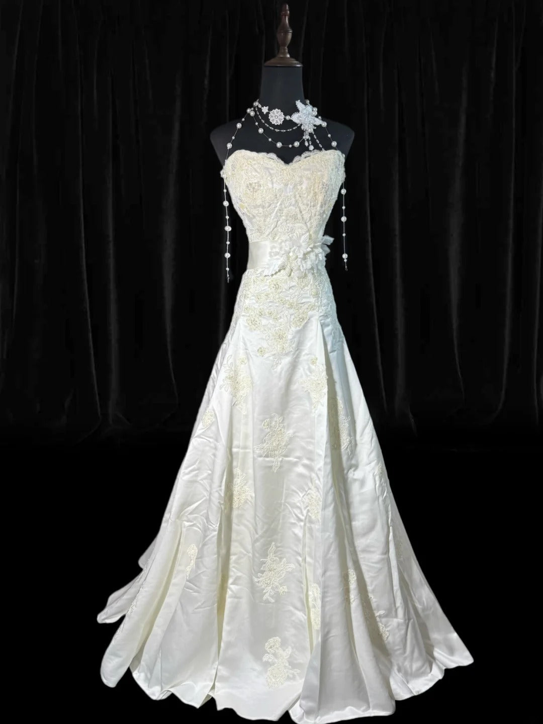 Rustic Long Wedding Gowns 70s Unique Dresses Mermaid Sweetheart Bohemian Style for Bride With Lace Corset Fitted Petite/Plus Size Bridal Gown AS043