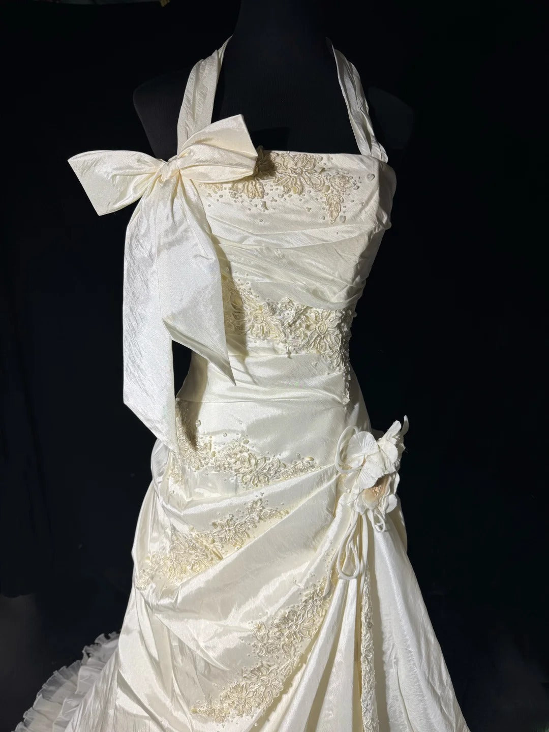 Timeless Long Wedding Gowns 70s Ideas Classy Halter Dresses Mermaid Bohemian Style for Bride With Lace Fitted Beaded Petite/Plus Size Bridal Gown AS050