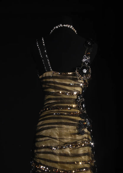 Cocktailkleider für Damen im 90er-Jahre-Meerjungfrauenstil, Schwarz, Tüll, Grün, Satin, Lang, Abschlussballkleider AS054