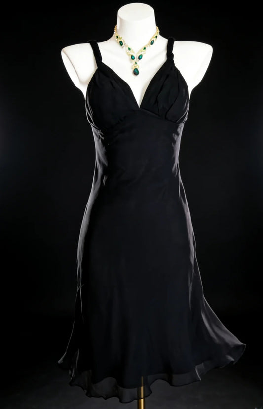 Vintage A Line Spaghetti Strap Little Black Dress Hoco Gowns Short Homecoming Dresses Hoco Gown AS058