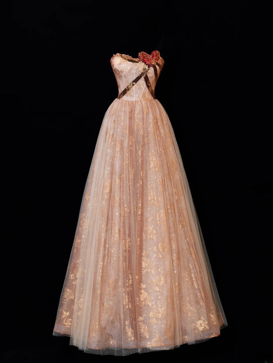 Preiswertes, formelles A-Linien-Abendkleid im Stil der 1950er Jahre mit Pailletten und Perlen, herzförmigem Ausschnitt, beeindruckender langer Ballkleid-Abendkleid-Abendkleid SA065