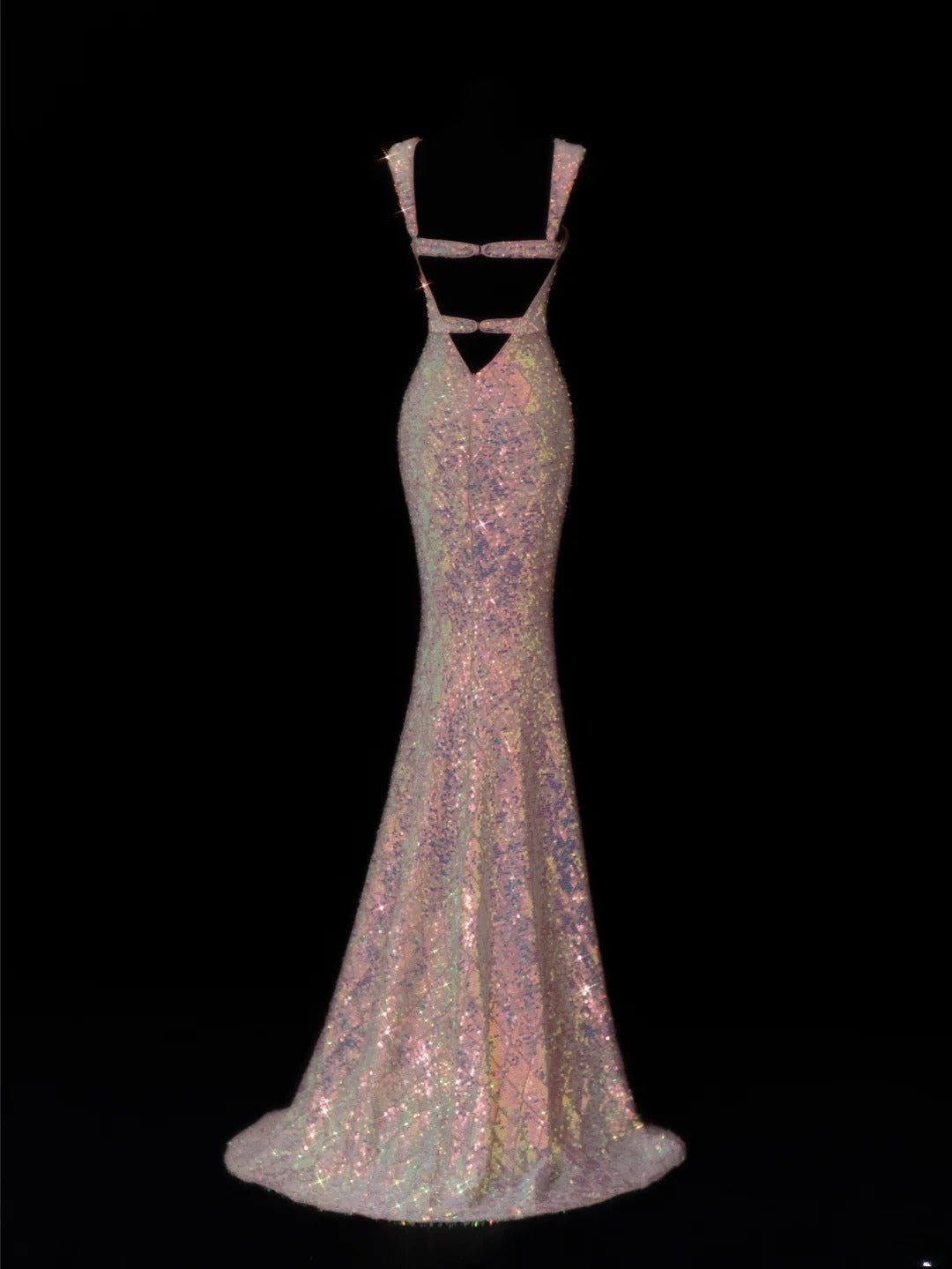Elegante Ballkleider im Meerjungfrauen-Stil mit herzförmigem Ausschnitt und Pailletten – beeindrucken Sie mit diesem langen, plissierten Abendkleid SA075