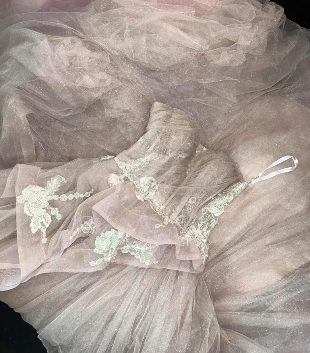 Princess Ball Gown Strapless Light Pink Sleeveless With Appliqued Long Quinceanera Dress vestido de 15 de cenicienta RB3479